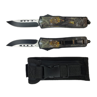 Нож туристический MICROTECH 7601/А07-3 фронтальный со стеклобоем (Ярхант)