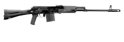 Карабин охотничий самозарядный"Сайга-308-1", кал. 308 Win (7,62х51), исп.61, длинна ствола 555 мм, складной приклад, пластик, ДТ, два 8-ми местных магазина