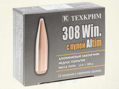 Патрон нарезной Техкрим кал. 308 Win Altim 12,4 гр.
